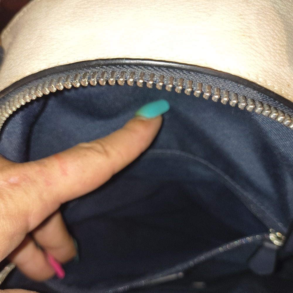 EUC! Coach Jordyn Sky Blue Leather Backpack - Picture 4 of 13